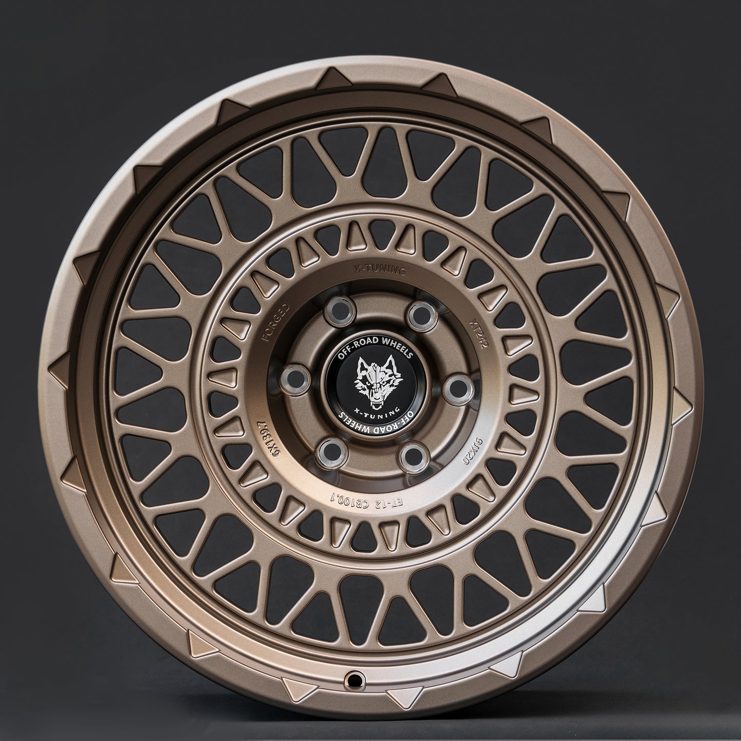 Rueizu X-Tuning XT242 Forged Offroad Pickup Wheels | 6061-T6 Aerospace Aluminum | 15-20" | Custom Fitment