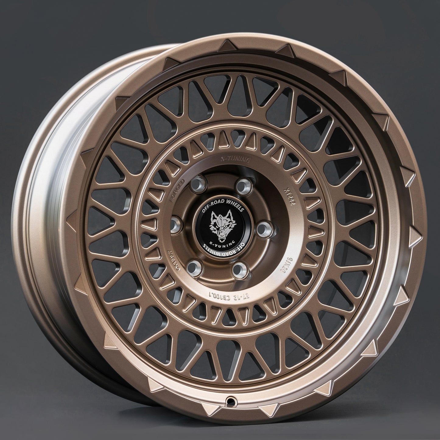 Rueizu X-Tuning XT242 Forged Offroad Pickup Wheels | 6061-T6 Aerospace Aluminum | 15-20" | Custom Fitment