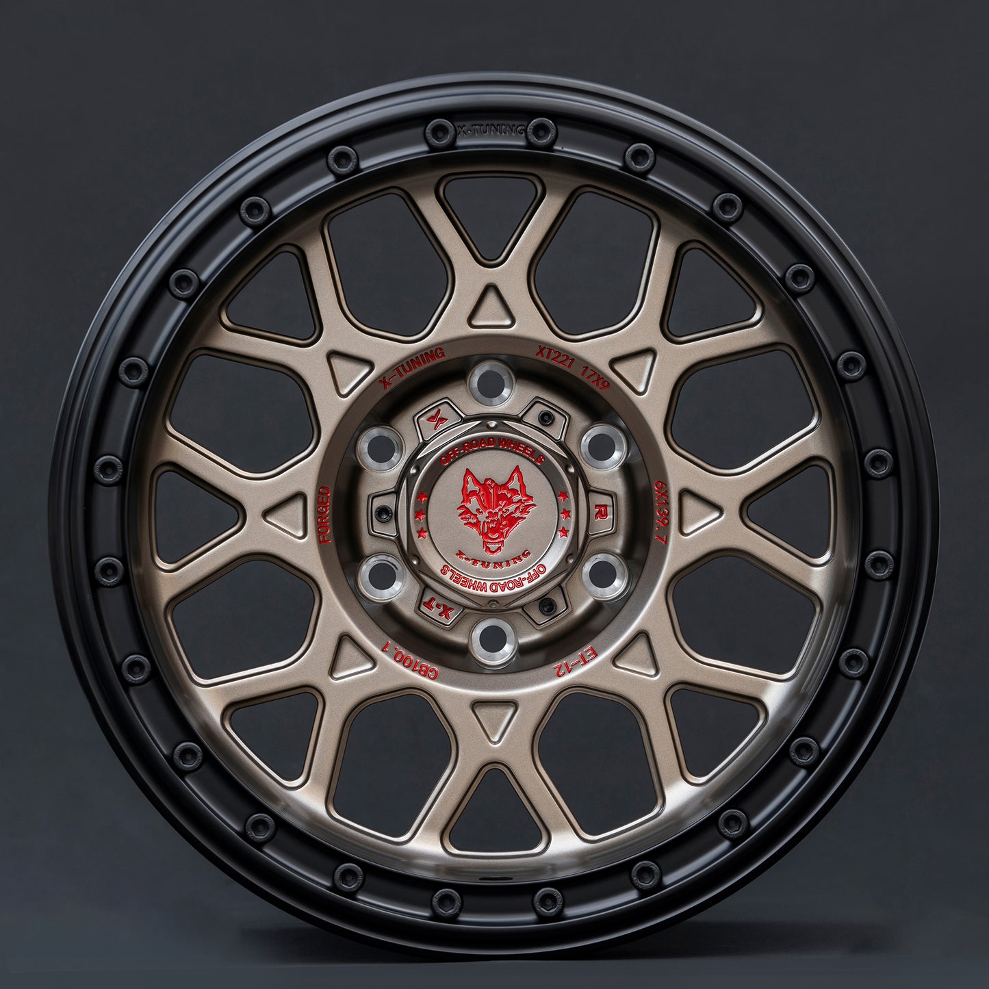 X-Tuning TÜV オフロード 4x4 ピックアップ 鍛造アルミ アフターマーケットホイール リム XT221